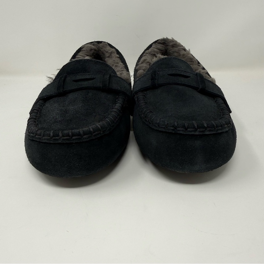 New UGG Women's Willow Moc Toe Loafer Black Sz 11 - Picture 8 of 13